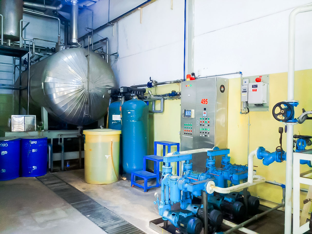 Tủ điện điều khiển hệ thống Boiler-Perfetti